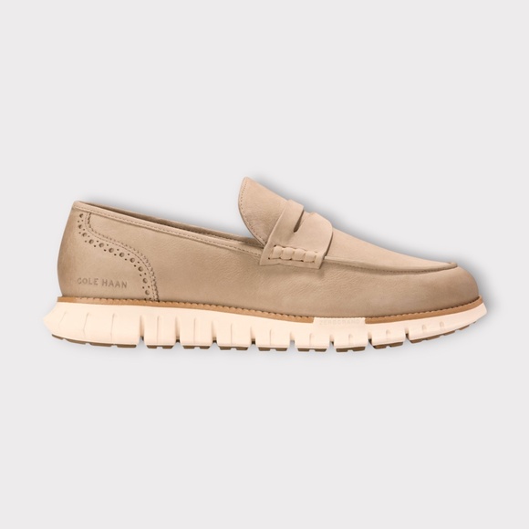 Mens Cole Haan Zerogrand Remastered Penny Loafer, Dark Latte Nubuck. C40538 main image 5